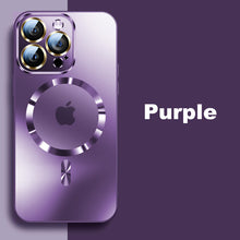 Load image into Gallery viewer, MagSafe ultra-thin metal camera frame frosted case for iPhone