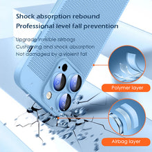 Load image into Gallery viewer, Skin friendly mesh heat dissipation frosted case for iPhone