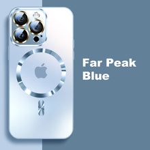 Load image into Gallery viewer, MagSafe ultra-thin metal camera frame frosted case for iPhone