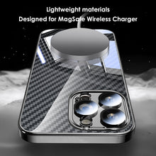 Load image into Gallery viewer, MagSafe lightweight carbon fiber frosted case for iPhone