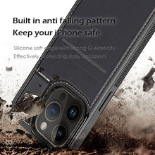Load image into Gallery viewer, MagSafe high quality flip leather case for iPhone