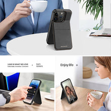 Load image into Gallery viewer, MagSafe high quality flip leather case for iPhone