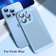 Load image into Gallery viewer, Skin friendly mesh heat dissipation frosted case for iPhone