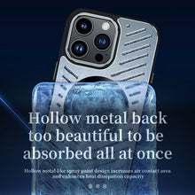 Load image into Gallery viewer, MagSafe Titanium alloy frame hollowed out case for iPhone