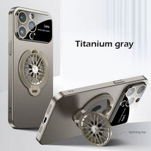 Load image into Gallery viewer, MagSafe rotating gyro stand frosted case for iPhone