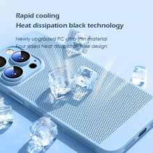 Load image into Gallery viewer, Skin friendly mesh heat dissipation frosted case for iPhone