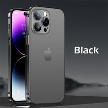 Load image into Gallery viewer, Ultra thin titanium alloy frame frosted case for iPhone