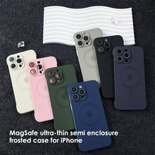 Load image into Gallery viewer, MagSafe ultra-thin semi enclosure frosted case for iPhone