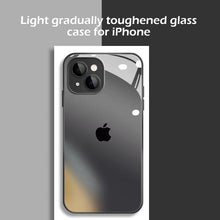 Load image into Gallery viewer, Light gradually toughened glass case for iPhone