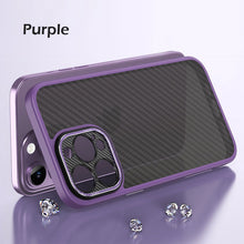 Load image into Gallery viewer, Carbon fiber skin-friendly drop resistant case for iPhone