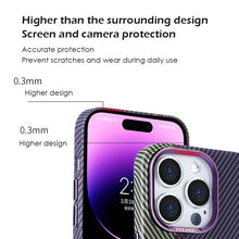 Load image into Gallery viewer, MagSafe combination color skin friendly carbon fiber case for iPhone