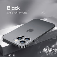 Load image into Gallery viewer, Aviation metal frame frosted case for iPhone