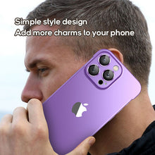 Load image into Gallery viewer, Metal camera frameless frosting case for iPhone