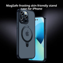 Load image into Gallery viewer, MagSafe frosting skin friendly stand case for iPhone