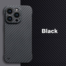 Load image into Gallery viewer, Ultra thin borderless carbon fiber case for iPhone