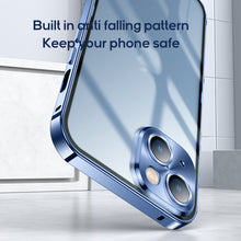 Load image into Gallery viewer, Frosted back titanium alloy frame case for iPhone