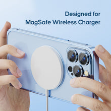 Load image into Gallery viewer, Metal frame transparent constant yellow MagSafe case for iPhone