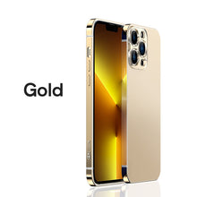 Load image into Gallery viewer, Original color alloy frame frosted case for iPhone