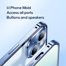 Load image into Gallery viewer, Frosted back titanium alloy frame case for iPhone