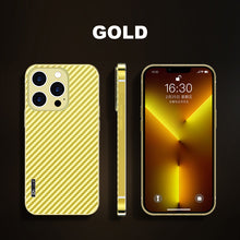 Load image into Gallery viewer, Titanium alloy frame and carbon fiber back panel case for iPhone