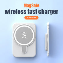 Load image into Gallery viewer, Mini Magnetic wireless fast charger with 5000mAh