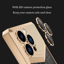 Load image into Gallery viewer, Electroplated alligator leather case for iPhone