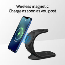 Load image into Gallery viewer, 3-in-1 wireless charger Magnetic mobile phone/headphone/watch