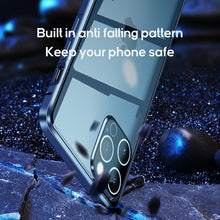 Load image into Gallery viewer, Crystal glass double-sided magnetic suction case for iPhone