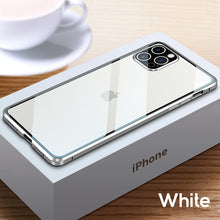 Load image into Gallery viewer, Crystal glass double-sided magnetic suction case for iPhone