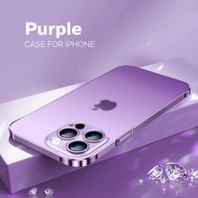 Load image into Gallery viewer, Aviation metal frame frosted case for iPhone