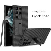 Load image into Gallery viewer, Full curved high-quality leather case for Galaxy S22 Ultra