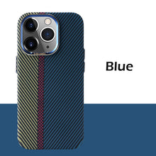 Load image into Gallery viewer, MagSafe combination color skin friendly carbon fiber case for iPhone