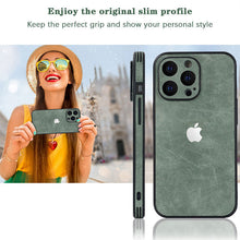 Load image into Gallery viewer, Premium leather texture case for iPhone