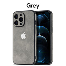 Load image into Gallery viewer, Premium leather texture case for iPhone