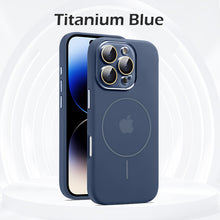 Load image into Gallery viewer, MagSafe ultra thin skin friendly frosted case for iPhone
