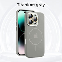 Load image into Gallery viewer, MagSafe ultra thin skin friendly frosted case for iPhone
