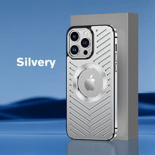 Load image into Gallery viewer, MagSafe Titanium alloy frame hollowed out case for iPhone
