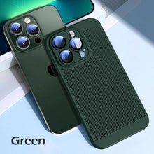 Load image into Gallery viewer, Skin friendly mesh heat dissipation frosted case for iPhone
