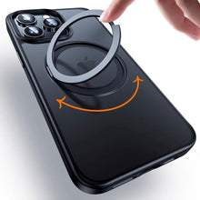 Load image into Gallery viewer, Lightweight rotating stand frosted case for iPhone
