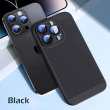 Load image into Gallery viewer, Skin friendly mesh heat dissipation frosted case for iPhone

