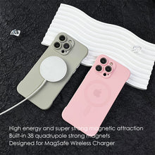 Load image into Gallery viewer, MagSafe ultra-thin semi enclosure  frosted case for iPhone
