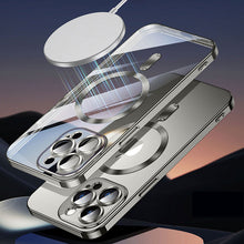 Load image into Gallery viewer, MagSafe ultra thin crystal backplate case for iPhone
