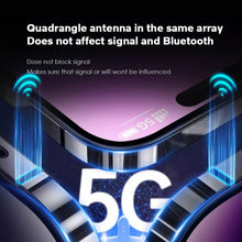 Load image into Gallery viewer, Ultra thin titanium alloy frame HD crystal backplate case for iPhone
