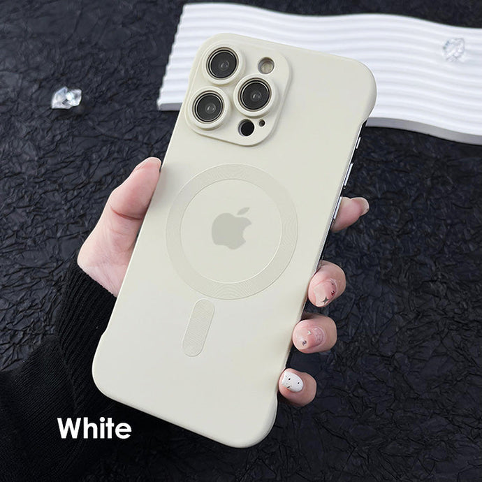 MagSafe ultra-thin semi enclosure  frosted case for iPhone