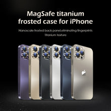 Load image into Gallery viewer, MagSafe ultra-thin titanium  frosted case for iPhone
