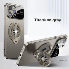 Load image into Gallery viewer, MagSafe rotating gyro stand frosted case for iPhone
