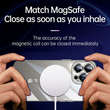Load image into Gallery viewer, MagSafe ultra thin crystal backplate case for iPhone
