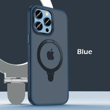 Load image into Gallery viewer, MagSafe frosting skin friendly stand case for iPhone
