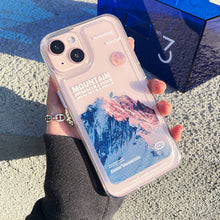 Load image into Gallery viewer, Fashionable transparent snow mountain case for iPhone 12/13 series
