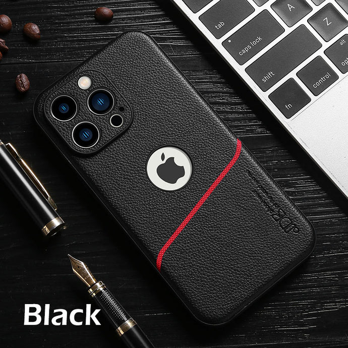 Business high-quality leather case for iPhone